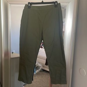 Olive green size 8 pants